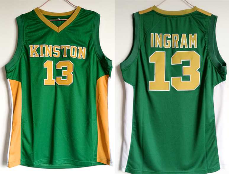 Kingston #13 Brandon Ingram Green High Scool Basketball Jersey,We sell and wholesale Kingston #13 Brandon Ingram Green High Scool Basketball Jersey on line form chian!